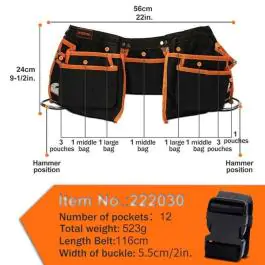 Torbica za alat sa pojasom - KSEIBI 222030