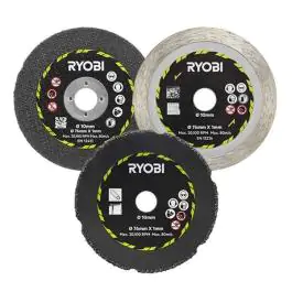 Set diskova za sečenje različitih materijala 76/10mm - RYOBI RAKCOT03