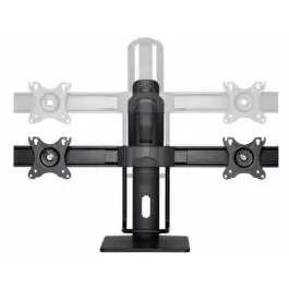 Gembird MS-D2-01 – Podesivi stoni nosač za dva monitora 17–27"
