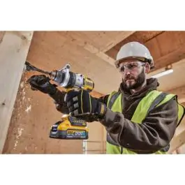 DeWalt DCD1007H2T 18 V XR akumulatorska udarna bušilica-odvijač, 2×5.0 Ah Powerstack baterije, punjač, bočna ručka i kofer