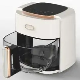 Haeger AFG45.006B friteza na topao vazduh digitalna 4,5l sa staklenom posudom