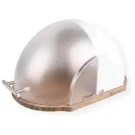 Maestro MR1678WA kutija za hleb 37,5X27,5X21 cm bela providna bambus akril