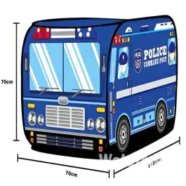Dečja igraonica - šator, policijski auto, 50 loptica
