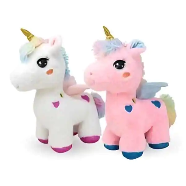 Jednorog stoji pliš 80cm sa krilima