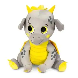 Zmaj sivi sa krilima pliš 80cm