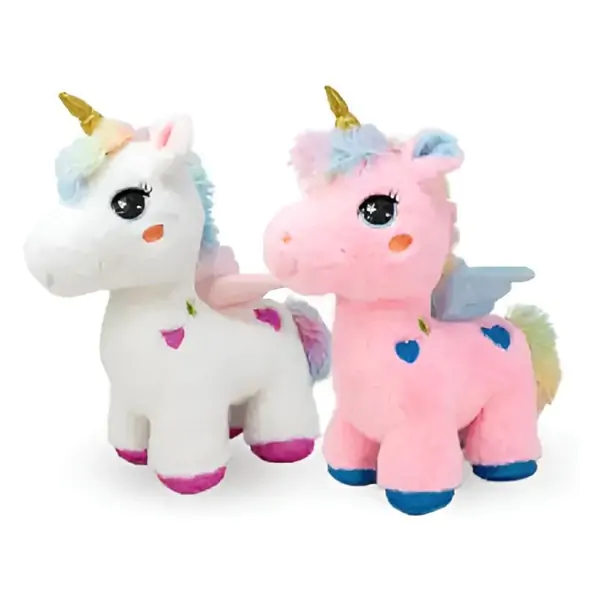 Jednorog stoji pliš 55cm sa krilima