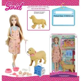 Lutka sa psom-radja štence