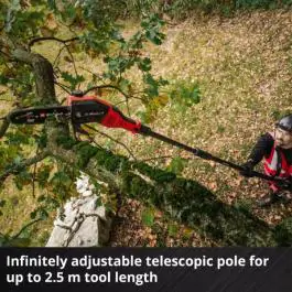 Einhell PROFESSIONAL akumulatorska teleskopska testera za grane GP-LC 18/20 Li T BL-Solo