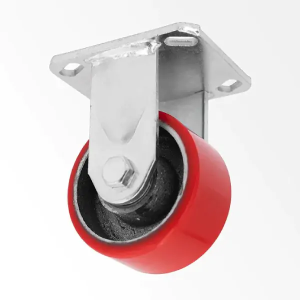 Točak HD (fiksni) na pločici 125mm - HD125F