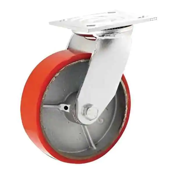 Rezervni Točak za kolica 125mm HD (okretan) na pločici