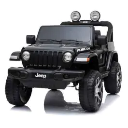 Dečiji džip na akumulator 12V JEEP RUBICON licenciran crni dvosed