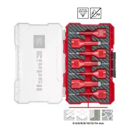 Einhell set dijamantskih burgija za pločice M-CASE, 7 delova, M14