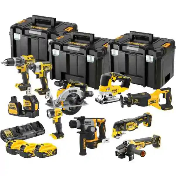 DeWALT DCK1012P4T akumulatorski set mašina, 18V XR, 10 delova, TSTAK koferi