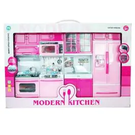 Igračka kuhinja za decu roze boje