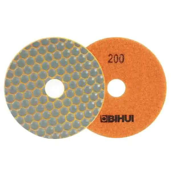 Dijamantski brusni disk za poliranje 200mm Gr 100 (čičak) – BIHUI DPP