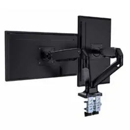 Gembird Podesivi stoni držač Full-motion za dva monitora, tilt 17-35 max.2x10kg FO