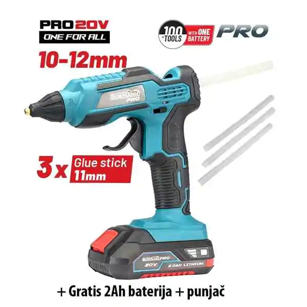 Akumulatorski pištolj za lepak  BPP3900 BORMANN