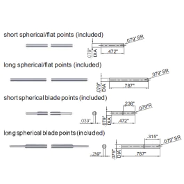 INSIZE Merilo digitalno sa izmenljivim vrhovima 300mm