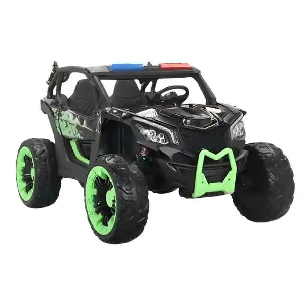 Dvosed za decu – 4 motora, daljinsko upravljanje crni 322