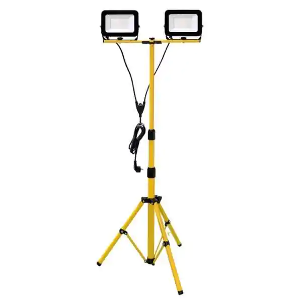 Dupli prenosni LED reflektori na stalku 2x50W Prosto