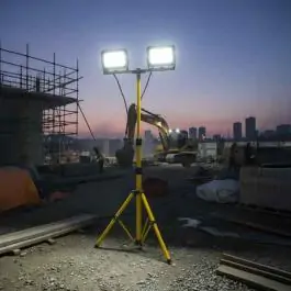 Dupli prenosni LED reflektori na stalku 2x50W Prosto