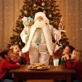 Deda Mraz srebrni 46cm