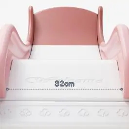 Dečiji tobogan Autić sa košem roze