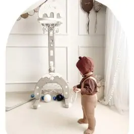 Dečiji multifunkcionalni koš Kolačić – Plavi