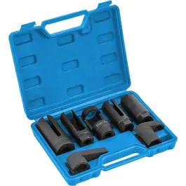 Hogert HT8G326 komplet nasadnih ključeva za lambda sondu i brizgaljke – 7 komada