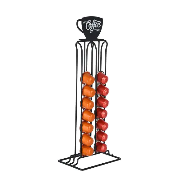 ESTIA ES01-19921 STALAK ZA ESPRESSO KAPSULE METALNI CRNI 36 KOM