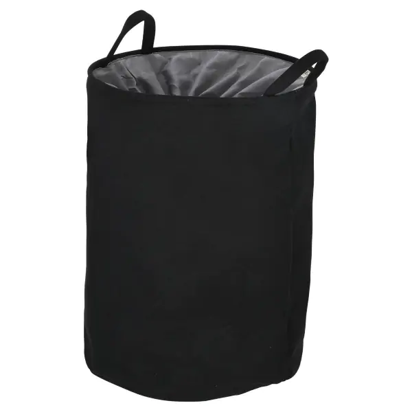 ESTIA ES02-19525 KORPA ZA VEŠ SA RUČKAMA 65L CRNA 36X36X50CM