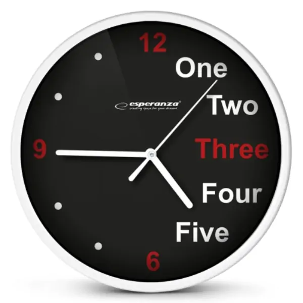 esperanza  EHC014W zidni sat prauge beli