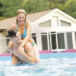 Bazen Intex Roze Metal Frame bazen 244x76 cm