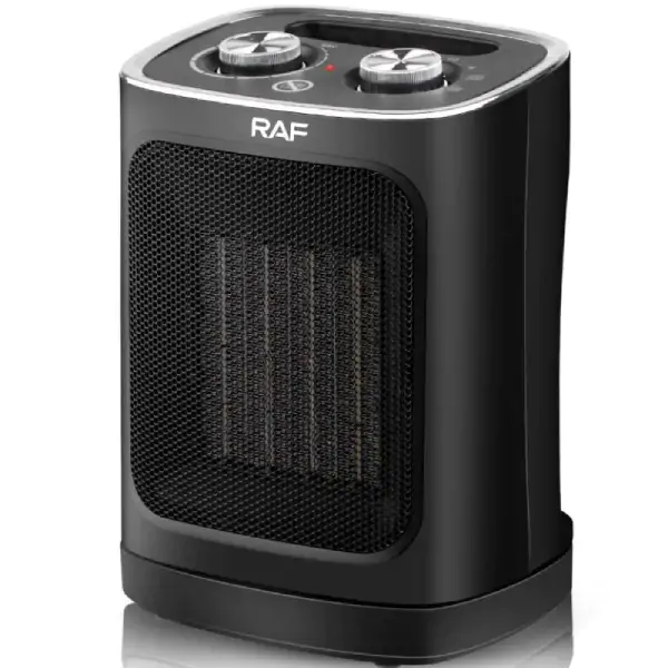 Raf R.1188B keramička rotirajuća grejalica crna 1800w