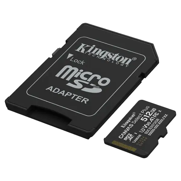 MikroSD mem.kart.512GB Kingston SelectPlus gen 3