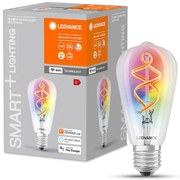 Ledvance smart sijalica 4.5W 2700K Edison RGBW