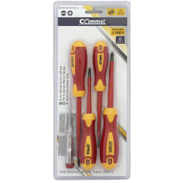 Set izolovanih odvijaca, 5 kom, 1000 V VDE