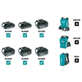 Akumulatorska bušilica - odvijač+plastični kofer DDF484Z Makita