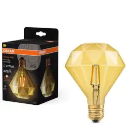 Vintage 1906 LED sijalica GOLD 40 4W/824 E27 DIAMOND