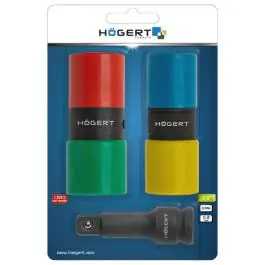Set udarnih gedora, dvostrani, produžetak 1/2″ HT4R006 Hogert