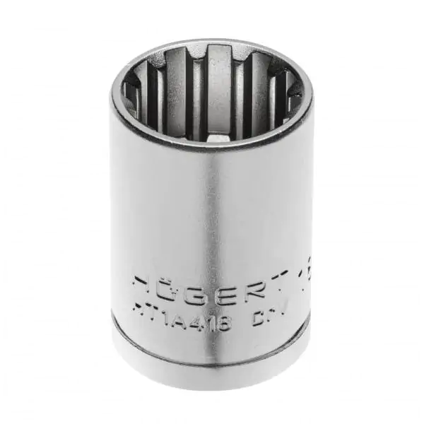 Spline nasadni ključ 1/2″, 19 mm, CrV50BV30, DIN 3121 HT1A419 Hogert