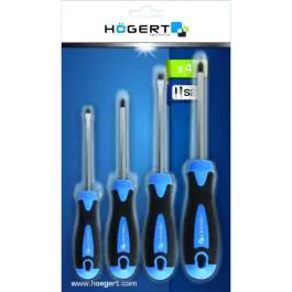 Set od 4 šrafcigera, S2 čelik HT1S094 Hogert