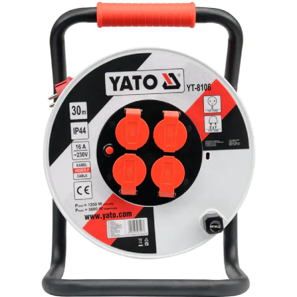 YATO kablovska motalica GG/J 3 x 1,5 L 30 m YT8106