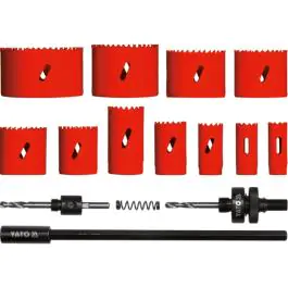 YATO garnitura testera za rupe 19-76 mm YT3381