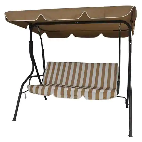 Baštenska ljuljaška bež-bela 170cm