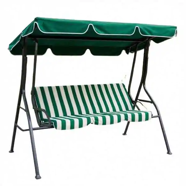 Baštenska ljuljaška zeleno-bela 170cm - proizvod na akciji