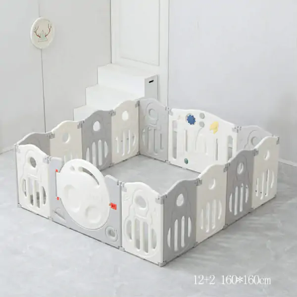 Dečija ogradica siva “Raketa” 160x160 12060PS