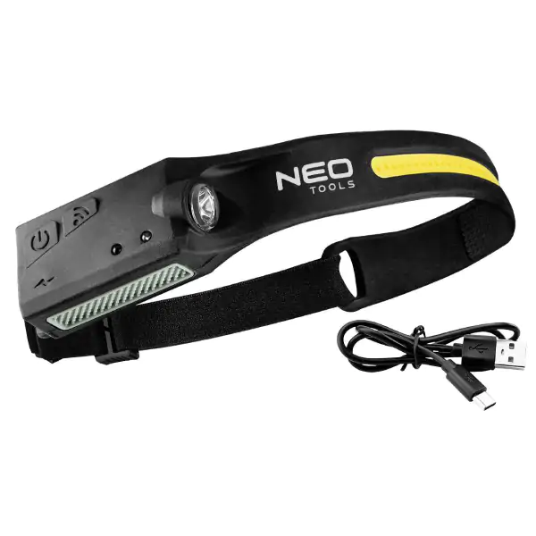 LED naglavna lampa 2 u 1 - NEO TOOLS 99-097