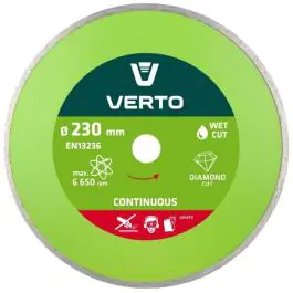 Dijamantski disk "Continuous" (glatki) 230x22,2mm - VERTO 61H3T9