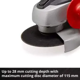 Einhell akumulatorska ugaona brusilica TC-AG 18/115 Li sa baterijom 4,0 Ah